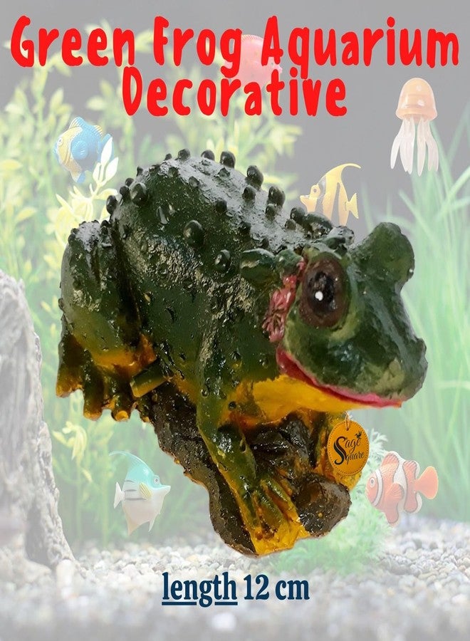 Sage Square Transform Your Aquarium into an Underwater Wonderland with Our Frog Bubble Making Stunning Collection of Decorative Ornaments and Accessories - Image 3